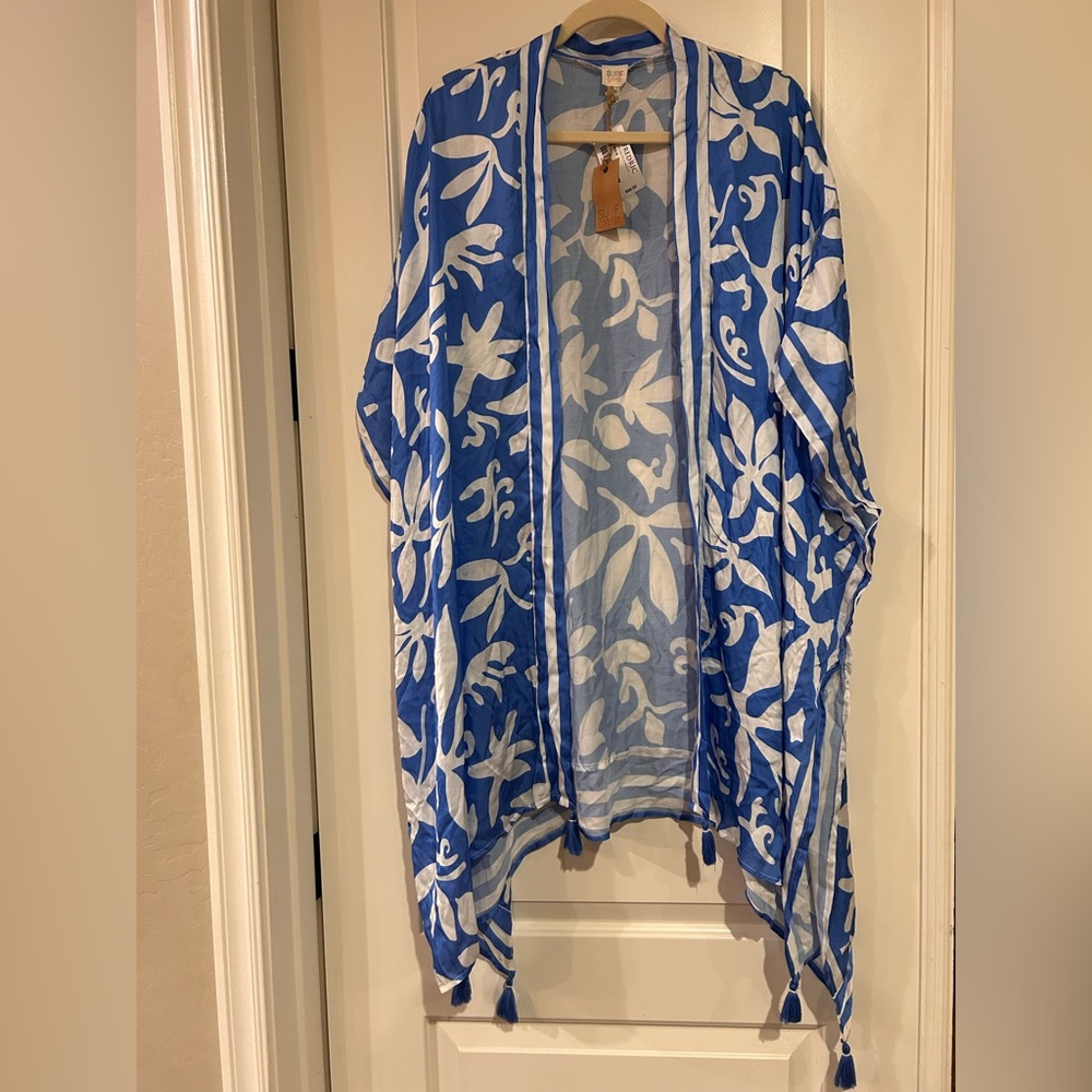 🏄🏽‍♀️🐠🐬 Surf Gypsy Tropical Summer Beach Vacation Kimono Cover Up 🐬🏄🏽‍♀️🌊